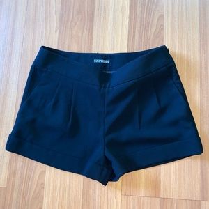 Express black shorts